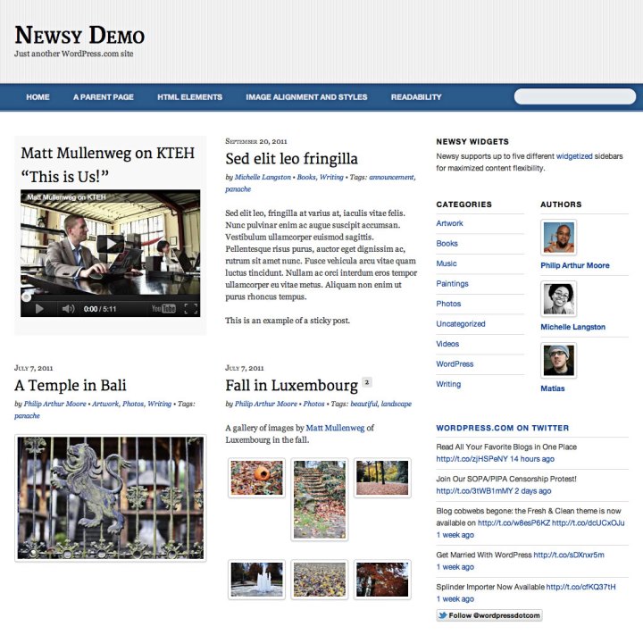 Newsy: Home Page