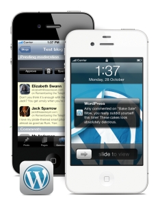 WordPress for iOS Push Notifications and Swipe-to-moderate