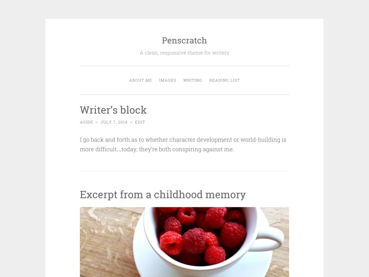 Penscratch WordPress Theme