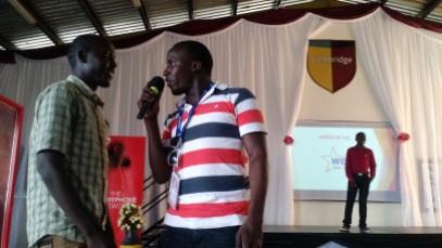 Yoza app founder Solomon Kitumba excelled as event emcee.