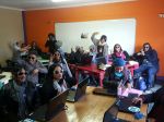 Students enjoying their WordPress sunglasses