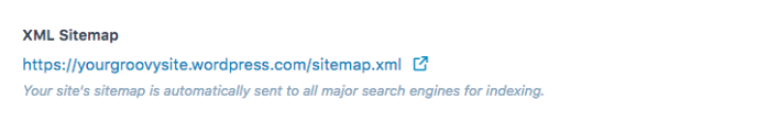 XML Sitemap Link
