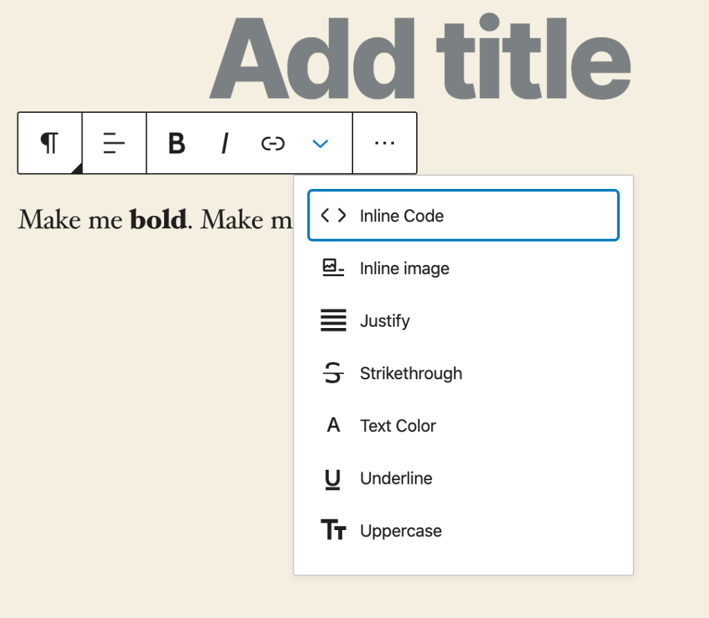paragraph-option-menu Create With Confidence — and Better Blocks WPDev News Editing|Features|New Features|Block editor|Editor|gutenberg|wordpress-com 